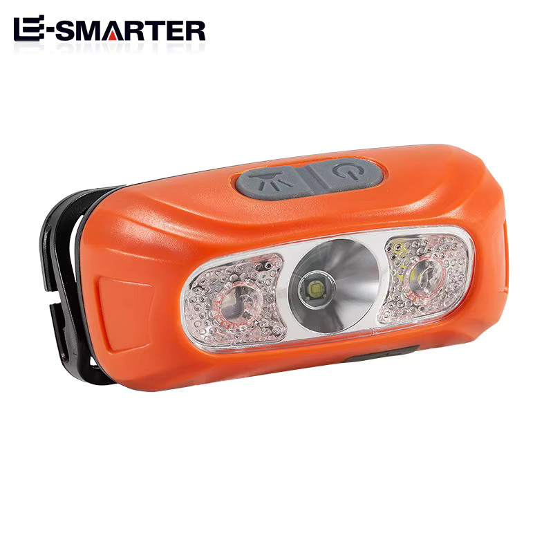 ESMARTER Tragbare Mini-Sensor LED Taschenlampe mit USB-Ladefunktion und Bewegungssensor für Camping und Angeln in Cool White - Bild 2