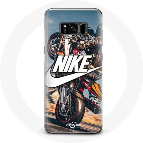 Nike Handyhülle für Samsung Galaxy S8 Plus in Weiß und Multicolour, flexibel - Bild 1