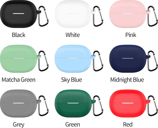 Silikon-Schutzhülle für Huawei FreeBuds Pro 5 mit Karabiner - Bild 1