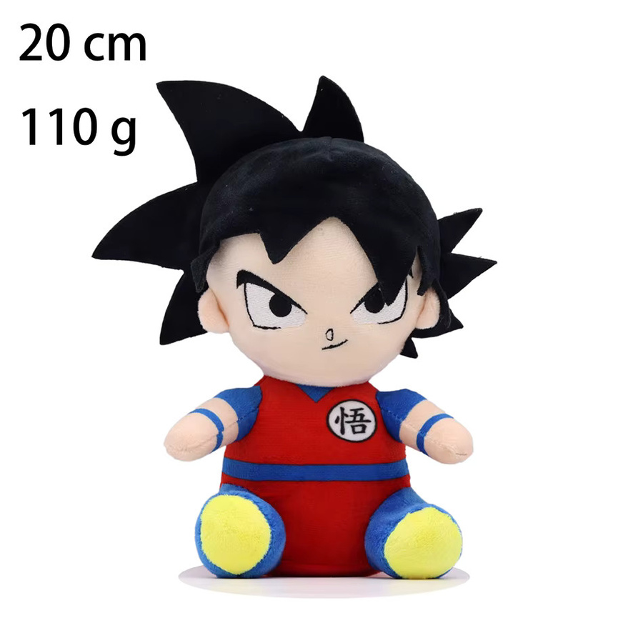 Bandai Dragon Ball Plüschtiere, Super Saiyan Goku Vegeta Piccolo Trunks Gohan, Stoffpuppen - Bild 2