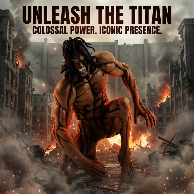 Bandai Attack on Titan Eren Jaeger Riesenversion, Actionfigur - Bild 1