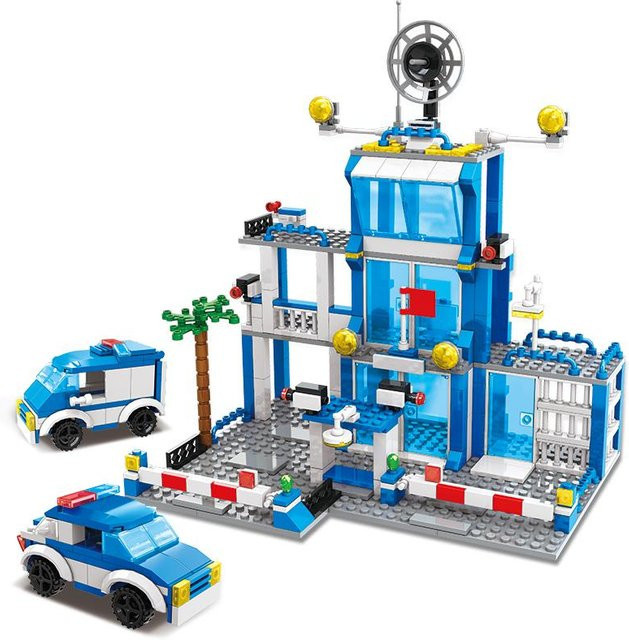 Linyi toy Bausteinset Polizei Weltraum ab 14 Jahren - Bild 1