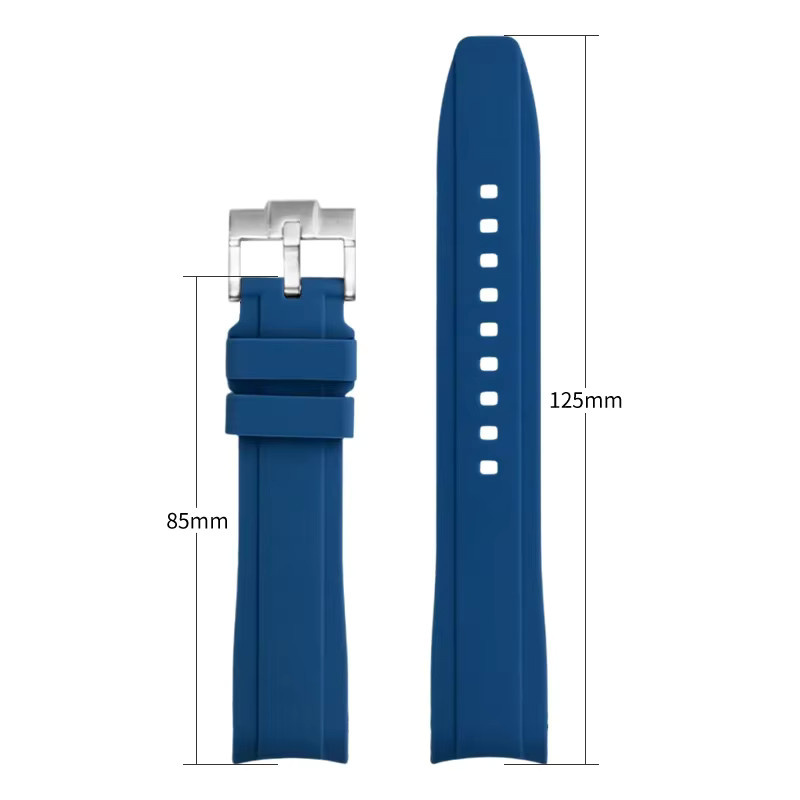 Tissot Uhrenarmband Silikon, Schmetterlingsschnalle, Unisex - Bild 3