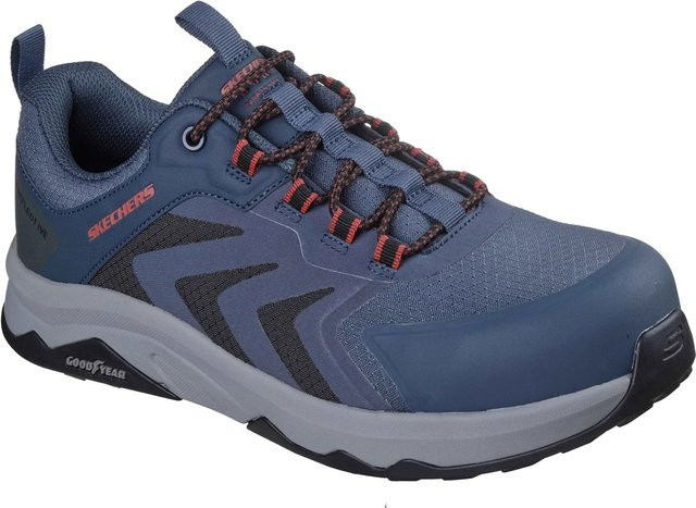 Skechers Sicherheitsschuhe Speed-Flex Trekker S3S in Blau und Grau, Größe 44 - Bild 1