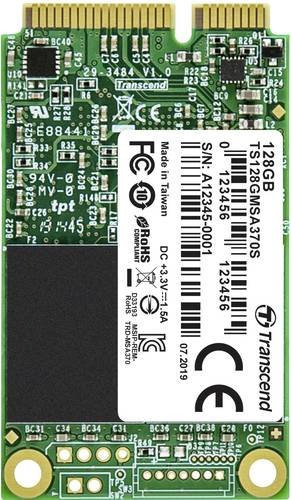 Transcend mSATA SSD 128GB Interne SATA 6 Gb/s TS128GMSA370S Green - Bild 1