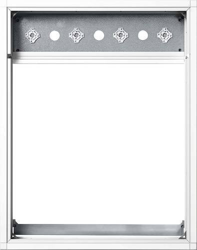 Siedle Montagezubehör für Türsprechanlagen in Weiß und Aluminium - Bild 1