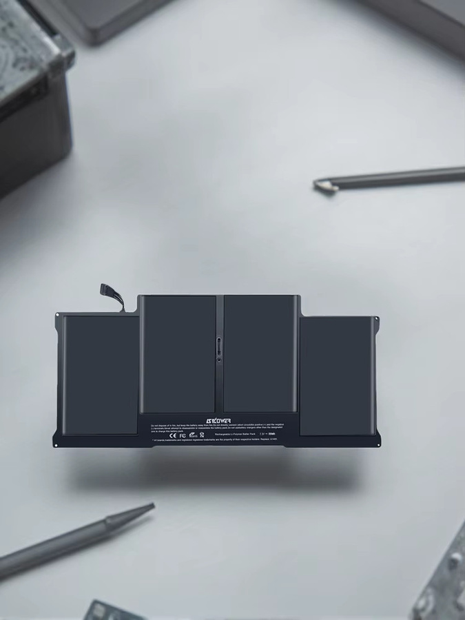 SKOWER Hochleistungs-Laptop-Akku für Apple MacBook Air 11 und 13 Zoll, Modelle A1375 A1406 A1405 A1377 A1466 A1370 A1369 A1465, Schwarz - Bild 6