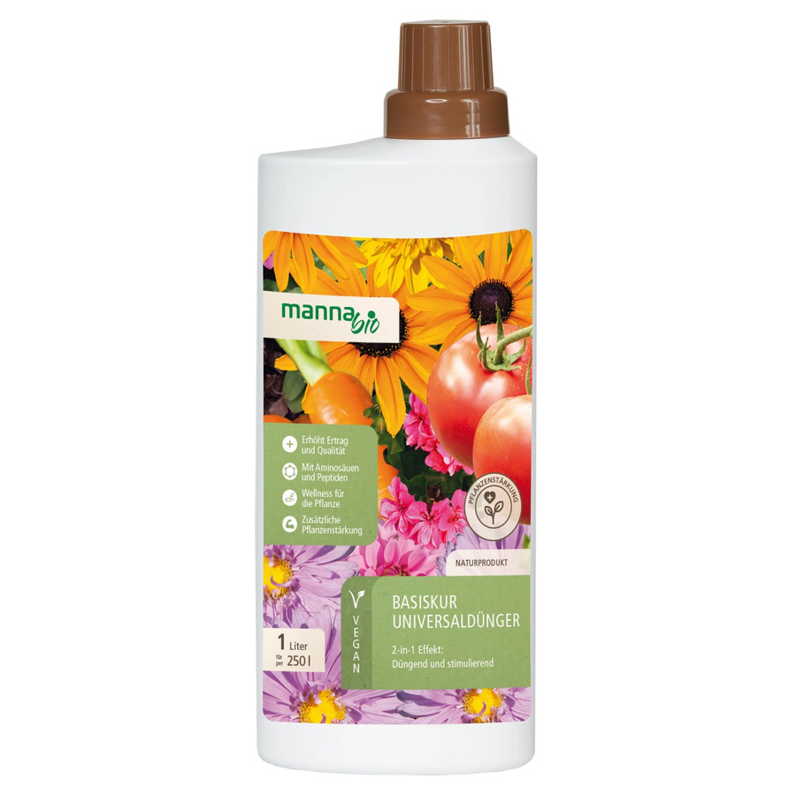 Manna Bio Flüssigdünger Basiskur Plant Tonic für Garten und Balkon - Bild 2