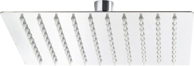 Wiltec Regendusche Rainshower quadratisch aus Edelstahl in Chrom/Silber, B/T/H: 20 x 20 x 20 cm - Bild 1