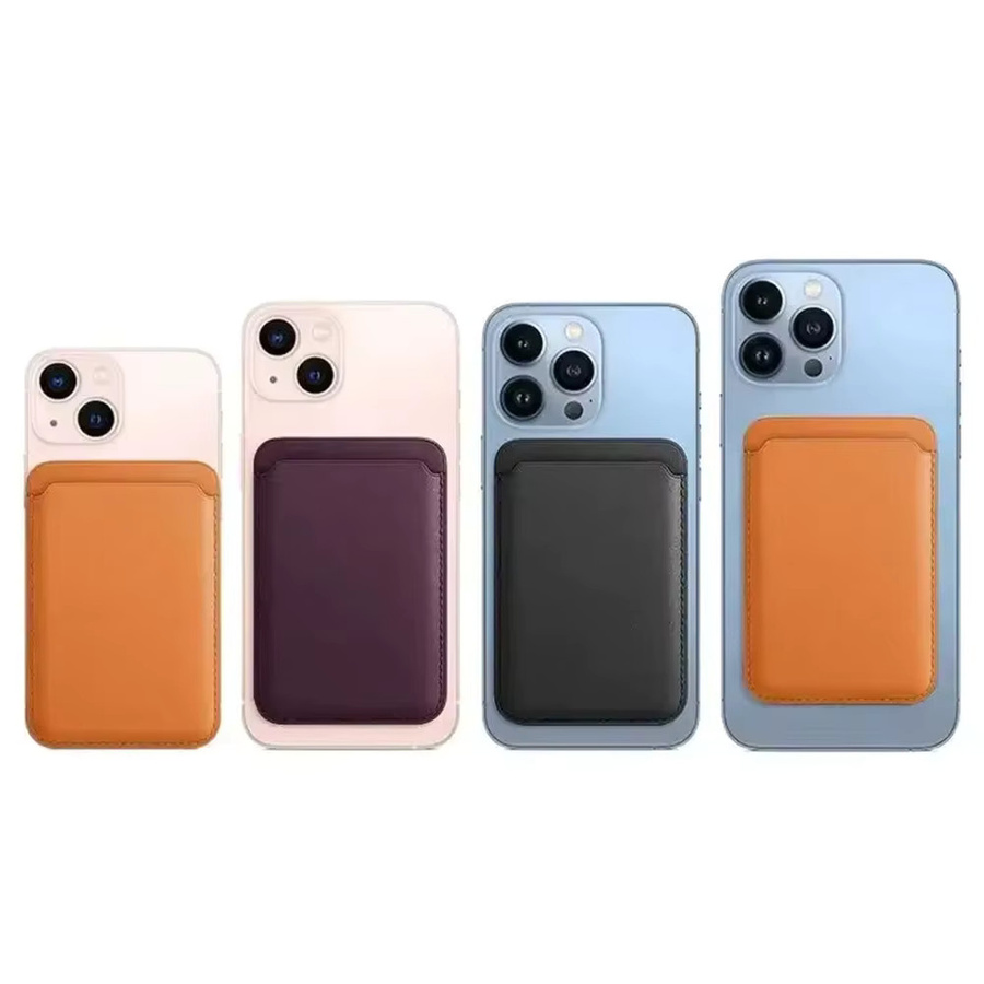 Magnetische Leder-Brieftaschenhülle mit Kartenhalter für MagSafe kompatibel mit iPhone 17 16 15 14 13 12 Pro Max und Samsung S26 S25 Ultra S24 Plus in Grün - Bild 4