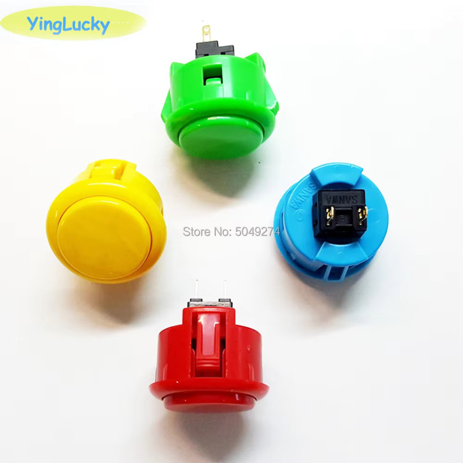 Sanwa Arcade-Druckknopf OBSF 30 und OBSF24 Ersatzknöpfe für Raspberry Pi in Lila - Bild 4