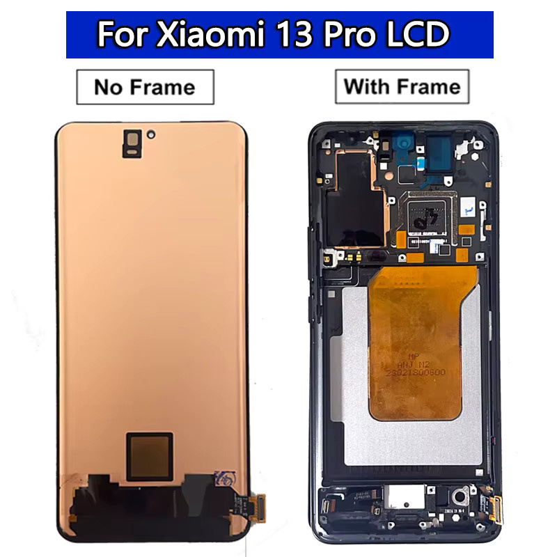Xiaomi 13 Pro AMOLED Display Ersatz mit Touchscreen Digitizer in Schwarz - Bild 3