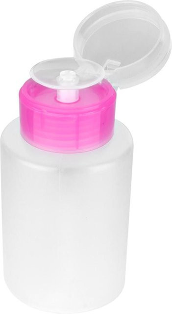 TOMTOP Nagellackentferner Flasche mit Pumpdosierbehälter, 150 ml, pink - Bild 1