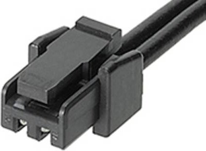 Molex Buchsengehäuse-Kabel Schwarz mit 1.25mm Rastermaß - Bild 1