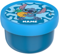 Mepal Fruchtbox Stitch Blau 300 ml mit Besteck, mikrowellengeeignet und auslaufsicher - Bild 1