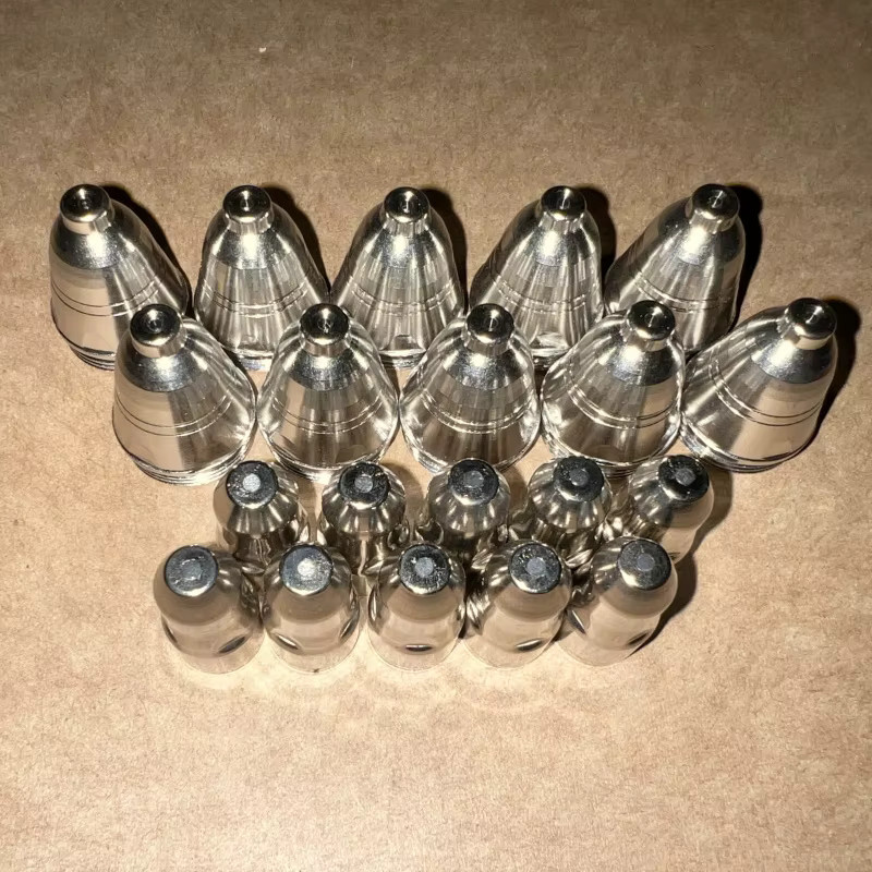 20 Stück P80 Plasmaschneidbrenner Zubehör Set mit Düsen und Elektroden in Grau und Silber für CUT-80 CUT-100 LGK-100 - Bild 4