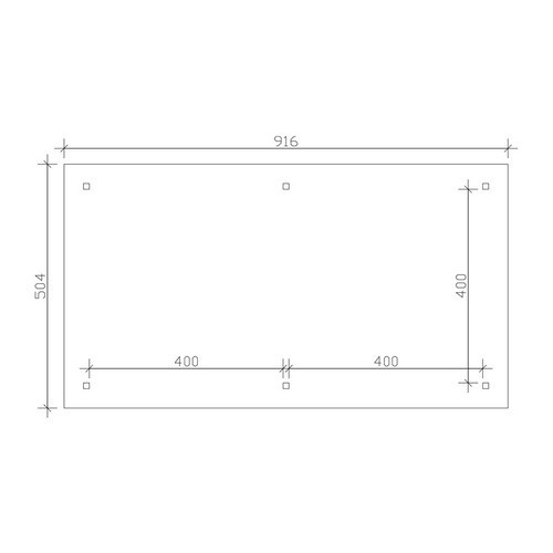 Skan Holz Pavillon Orleans 3 aus Nussbaum in Braun mit Zeltdach, B/T/H: 504 x 916 x 344 cm - Bild 3
