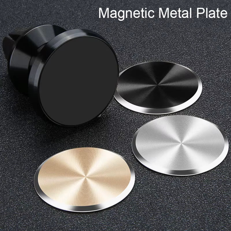 HTHwish MagSafe Magnetische Handyhalterung mit kabellosem Laden und Metallplatte in Gold für iPhone 14 15 und Xiaomi Universal Smartphone Zubehör - Bild 4