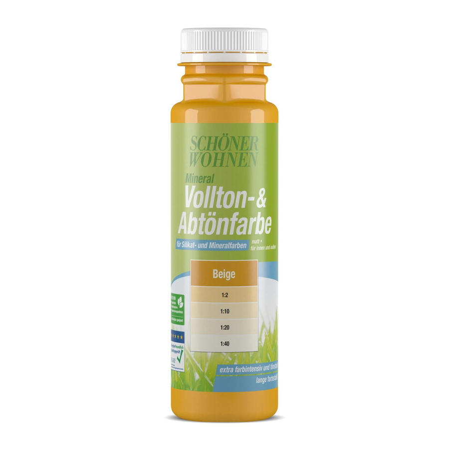 Schöner Wohnen Mineral Silikat-Vollton- und Abtönfarbe Beige matt 0,25 l - Bild 2