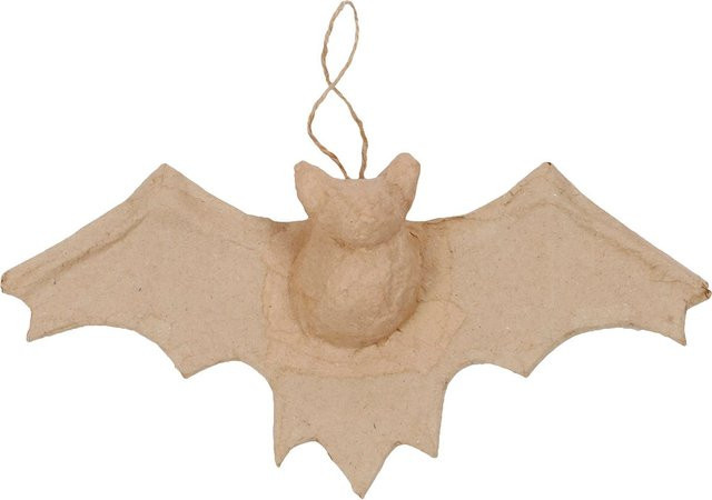 Dekorative Fledermaus aus Pappmaché in Braun von Décopatch - Bild 1