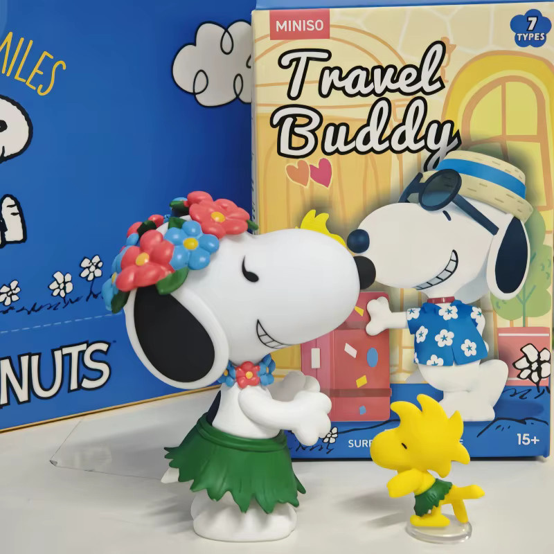 Bandai Peanuts Snoopy Travel Companion Series Blind Box, Statische Puppe - Bild 4