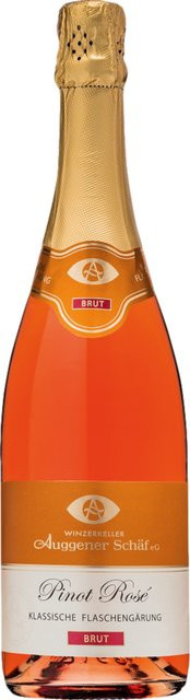 Winzerkeller Auggener Schäf Rosé Sekt, Spätburgunder, Baden, Brut, 2022, 0,75 l - Bild 1