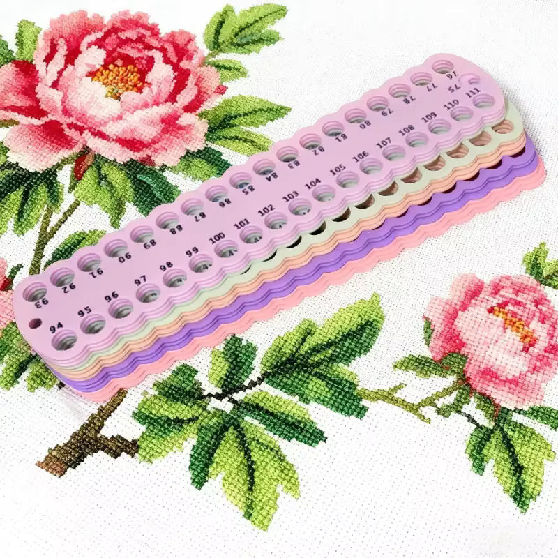 37-Loch Stickgarn-Organizer aus Kunststoff in Multicolour für Kreuzstichseide und DIY-Nähprojekte - Bild 3