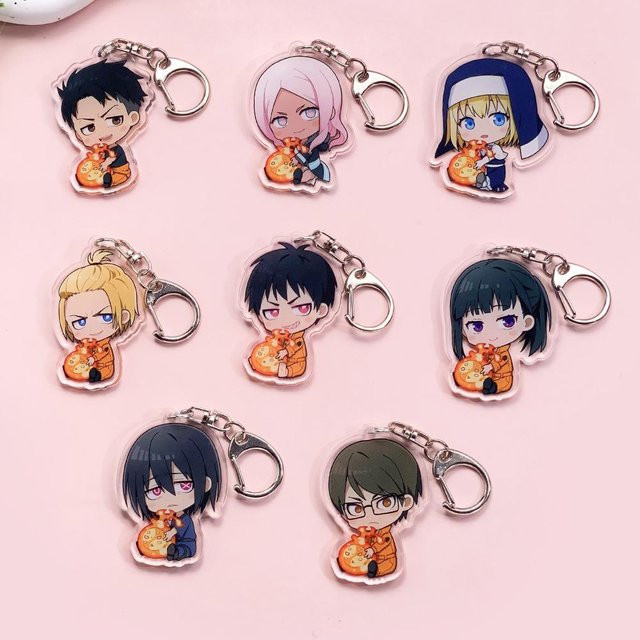 CHIC STUDIO Schlüsselanhänger Anime Figuren Fire Force, Acryl, 5cm, Unisex - Bild 1