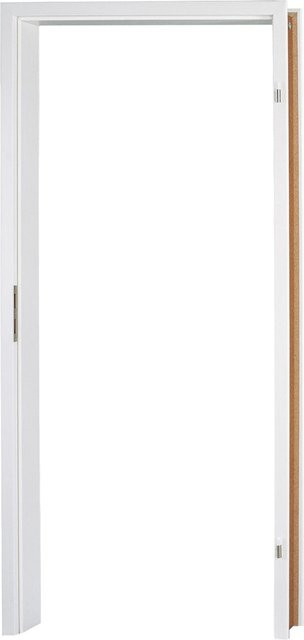 GetaDoor Türzarge Dekor Weiß ähnlich RAL 9010, B/H/T: 86,0 x 198,5 x 8,0 cm, Links und Rechts - Bild 1