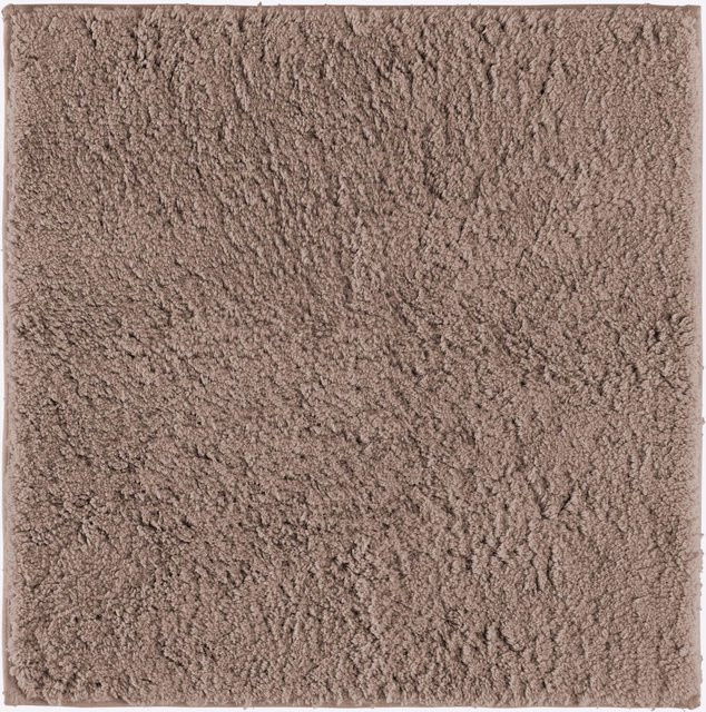 Rutschhemmende Badematte aus 100% Baumwolle in Beige, geeignet für Fußbodenheizung - Bild 1
