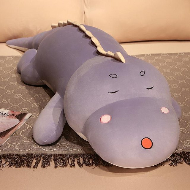 Yiran toy Dinosaurier Kuschel-Dinosaurier-Kissen, Plüschtier, Lila - Bild 1