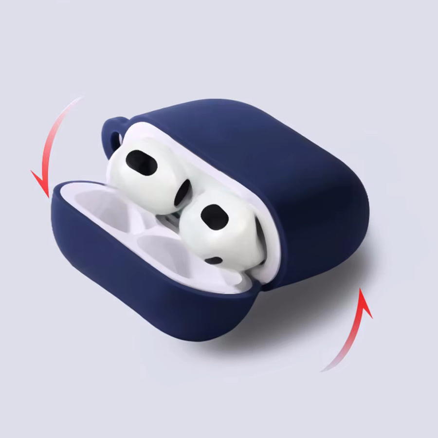 Apple AirPods 4 Generation Schutzhülle aus weichem Silikon, stoßfest, transparent - Bild 4