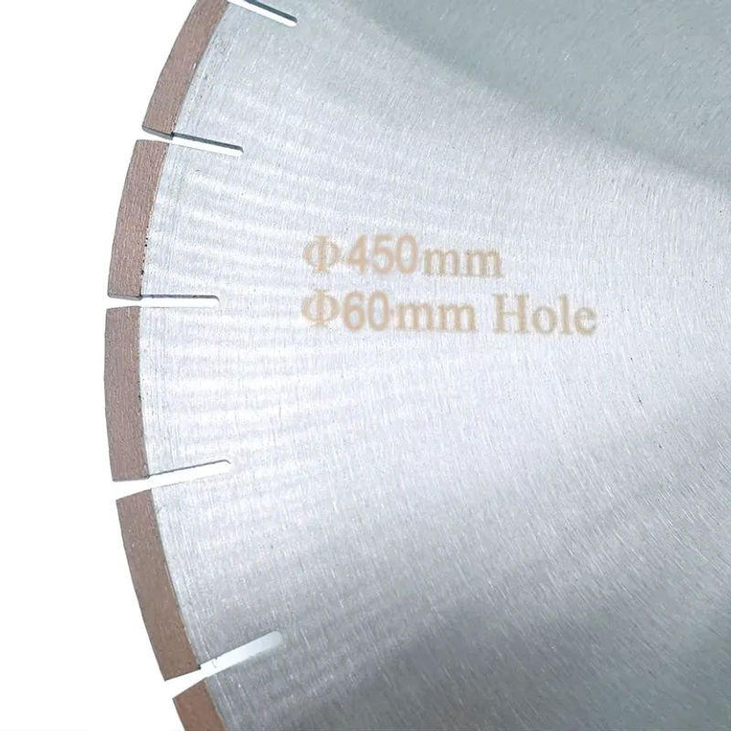 RIJILEI Sägeblatt für Marmor und Stein, Silber, Durchmesser: 45 cm - Bild 5