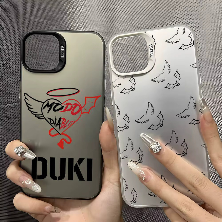 Rapper D-DUKI Handyhülle Aurora Laser stoßfeste Schutzhülle für iPhone 16 15 14 13 12 11 Plus Pro Max, mehrfarbig - Bild 1