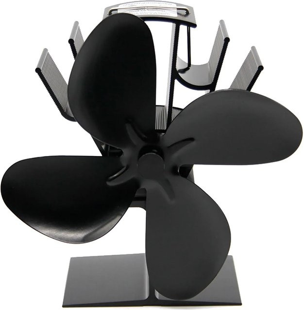 Valo Ofenventilator stehend in Schwarz - Bild 1