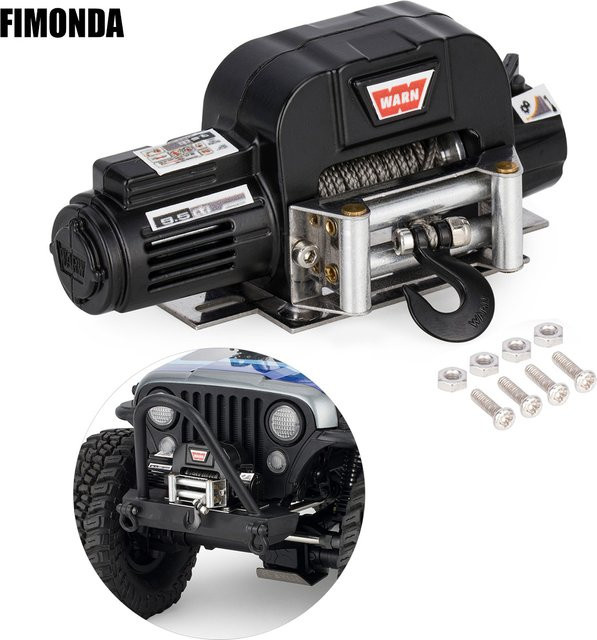 Fimonda RC Crawler Drahtlose Winde, 1:10, Metall, Schwarz - Bild 1
