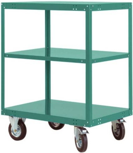 Manuflex TRANSOMOBIL TP4033.0001 Etagenwagen Grau Grün aus Stahl - Bild 1