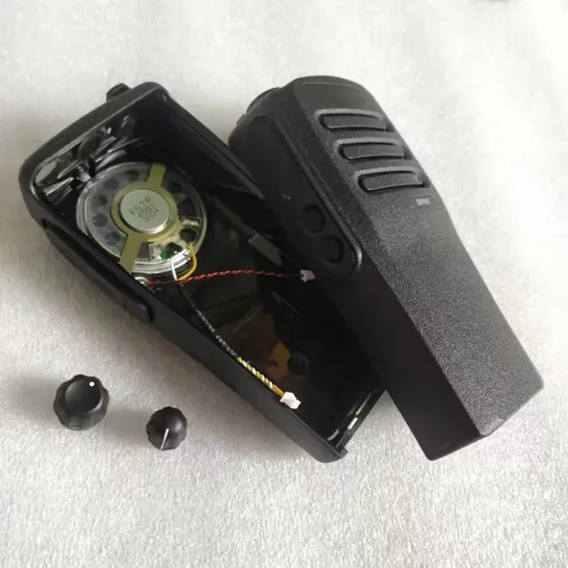 Motorola Radio-Frontabdeckung Gehäuse-Set mit Lautsprecher in Schwarz für Walkie-Talkie Reparaturteile DEP450 CP200d DP1400 XIR P3688 - Bild 1