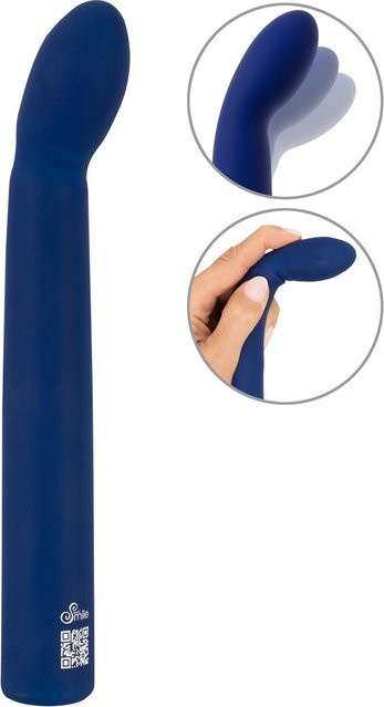 Sweet Smile G-Punkt-Vibrator mit flexiblem Vibro-Kopf in Blau - Bild 1