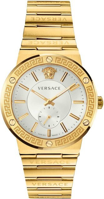 Versace Herrenuhr, Quarz, Edelstahl, Silber, 41 mm, 5 ATM - Bild 1