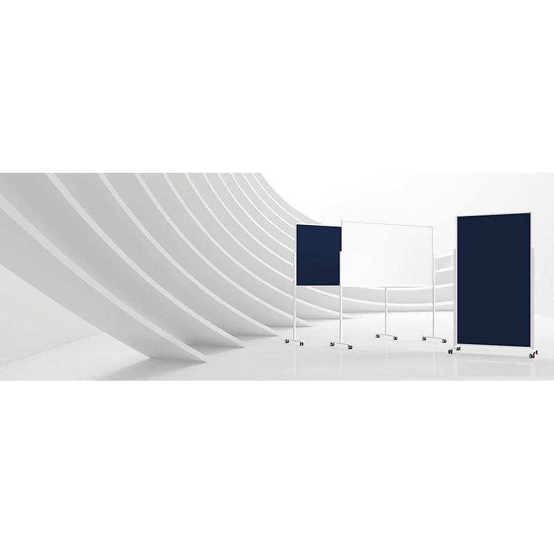 Magnetoplan mobile Moderationstafel VarioPin White, 2-seitig nutzbar, Blau/Weiß, B: 100 cm, H: 180 cm - Bild 3