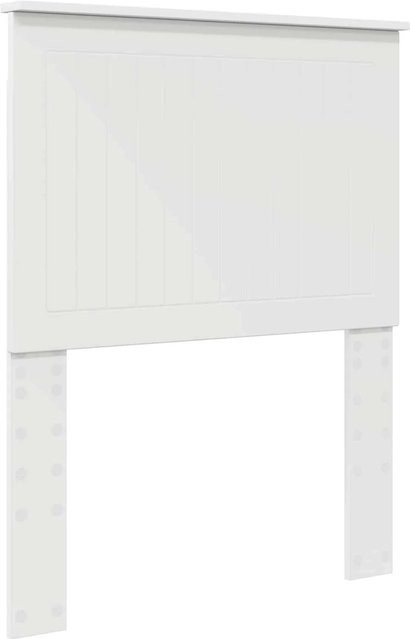 vidaXL Kopfteil für das Schlafzimmer aus MDF in Weiß - Bild 1
