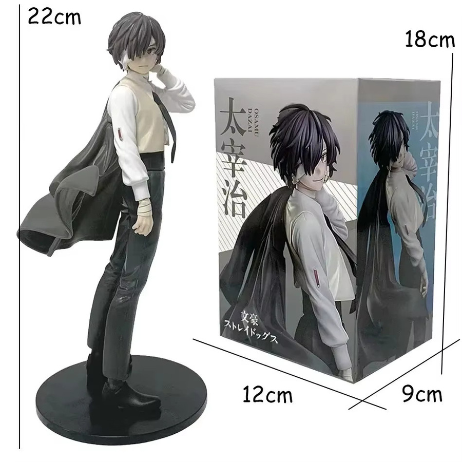 Bandai Bungo Stray Dogs Nakahara Chuya Dazai Osamu Actionfiguren, Kunststoff - Bild 2