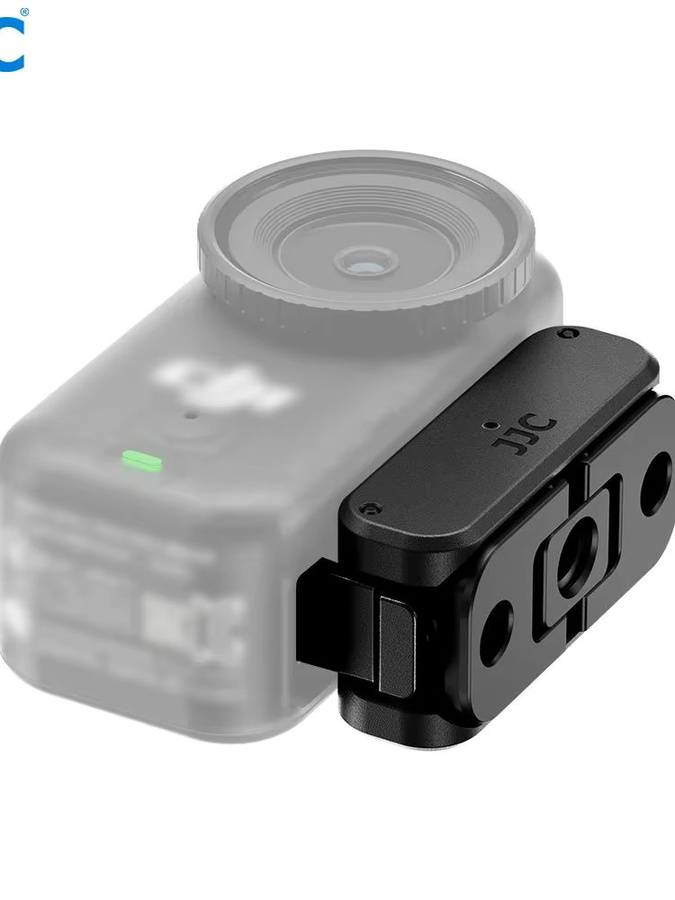 JJC Bidirektionaler Magnetischer Montageadapter für DJI Osmo Nano mit USB-C Anschluss und 1/4"-20 Zweiklauen-Halterung in Schwarz - Bild 7