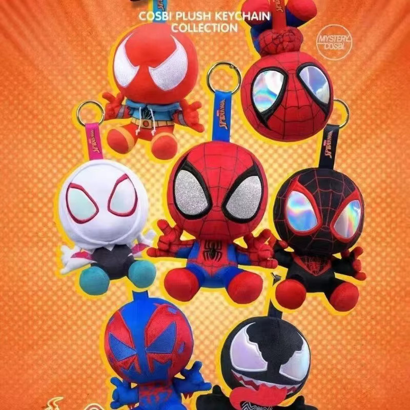 HotToys Marvel Spider-Man COSBI Plüsch-Anhänger, Blind Box, Set / Bundle - Bild 2
