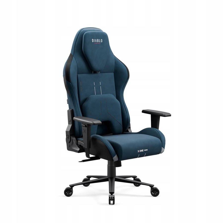 DIABLO CHAIRS Ergonomischer Gaming-Sessel X.ONE PRIME aus Stoff in Meta Ocean Blau - Bild 2