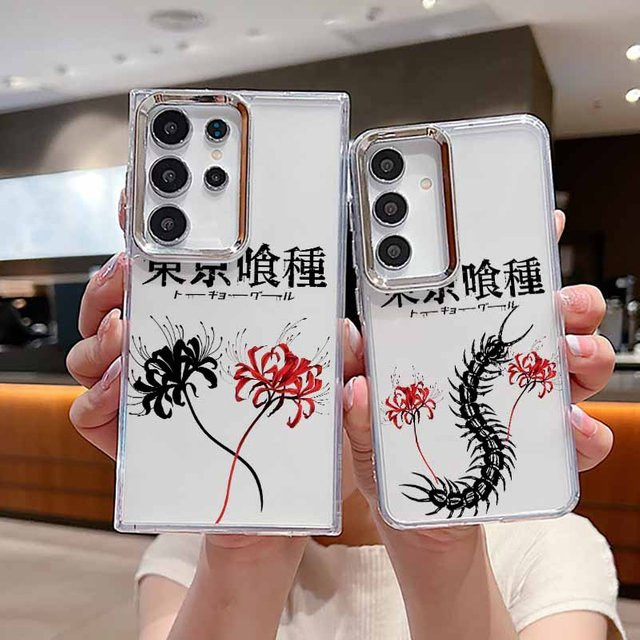 Tokyo Ghoul Anime Schutzhülle für Samsung Galaxy S26 S25 S24 S23 S22 S21 S20 Ultra Plus FE Transparent Weiches Silikon Handyhülle - Bild 1