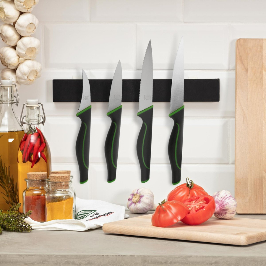 Fackelmann Messer-Set Bonn klein, 4-teilig, Schwarz und Grün - Bild 2