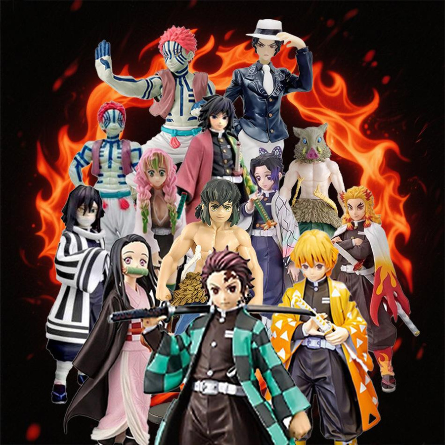 Fashnics Demon Slayer Kimetsu no Yaiba Actionfigur PVC Modell Spielzeug - Bild 1