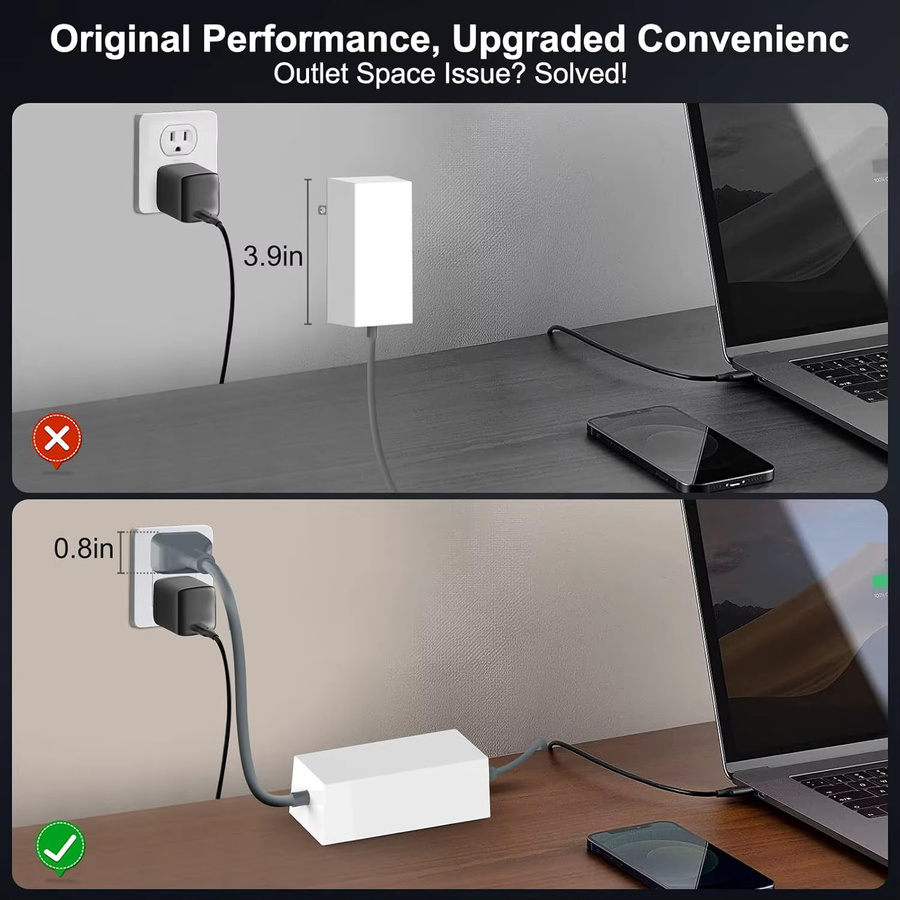 FORZOLA Ersatz-Netzteil für Starlink Mini, AC-Adapter Wandladegerät mit Verlängerungskabel, 60W, Schwarz oder Weiß - Bild 4